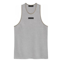 Fear of God Essentials SS24 Heavy Jersey Tank 'Light Heather Grey' 125SP242046F