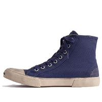 Balenciaga Paris Low Top Sneakers 'Indigo Destroyed Cotton and White Rubber' 688752W3RC14990