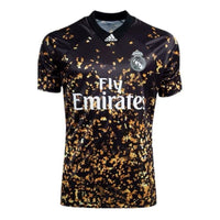 Men's adidas x EASPORTS Crossover 19-20 Season Casual Sports Full Print Short Sleeve Soccer/Football Jersey Black EJ5563
