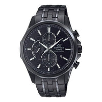 CASIO Waterproof EDIFICE Sapphire Crystal Mens Black Analog EFB-670SBC-1AVUPR