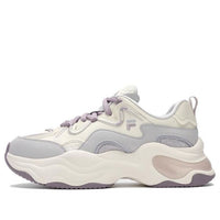 (WMNS) FILA FUSION BUBBLE Platform Sneakers 'White Grey Purple' T12W341301_FGN