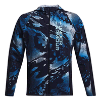 Under Armour OutRun the STORM Windbreaker Asia Sizing 'Blue Black' 1365666-001