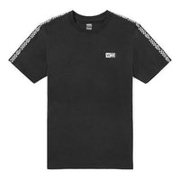(WMNS) Vans Alphabet Printing Side Short Sleeve Black VN0A4MN2BLK