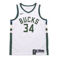 Nike Giannis Antetokounmpo Association Edition Swingman Basketball Jersey 34 SW 'White' 864429-100