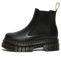 (WMNS) Dr. Martens Audrick Nappa Leather Platform Chelsea Boots 'Black' 27148001