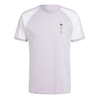 adidas Mickey Mouse x Originals 3-Stripes Tee Asia Sizing 'Purple' IY2271