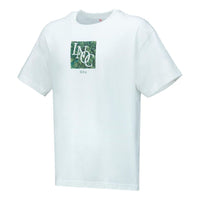 Li-Ning Printed Graphic Crew Neck T-shirt 'White Green' AHST129-1