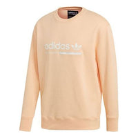 adidas originals Kaval Crew Casual Cozy Round Neck Pullover Orange EB4092