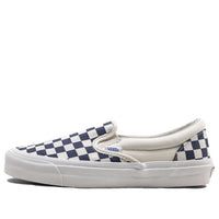 Vans OG Classic Slip-On LX 'Navy Checkerboard' VN0A32QNP4I