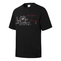 PUMA x MICHAEL LAU Jointly Signed Cartoon Printing Causual Sports Round Collar Male Black 531320-01