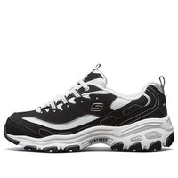 (WMNS) Skechers D'lites Sports Shoes GS BlackWhite 'Black White' 11930-BKW