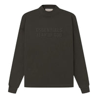 Fear of God Essentials SS23 Relaxed Crewneck Logo Sweater 'Off-Black' FOG-SS23-025