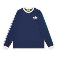 Gucci x adidas Cotton Jersey T-Shirt 'Dark Blue' 700506-XJEKO-4622