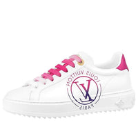(WMNS) LOUIS VUITTON LV Time Out Sneakers 'White Pink' 1AA1BL