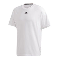 Men's adidas Back Short Sleeve White T-Shirt GC9057