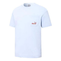 PUMA Skb Pocket Logo Tee 'Blue' 671962-21