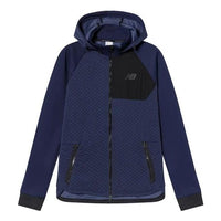 New Balance Heat Loft Full Zip Hooded Jacket 'Blue' AMJ93001-PGM