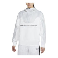 (WMNS) Nike Printing Sports Hooded Jacket White CZ8865-100
