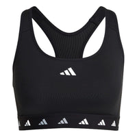 (WMNS) adidas Powerreact Training Medium-Support Techfit Bra 'Black White' HN7273