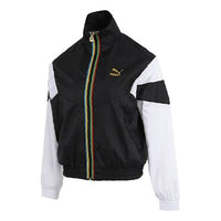 (WMNS) PUMA Woven Thin and light Sports Jacket Black 599065-01