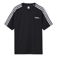 adidas D2M Tee Athleisure Casual Sports Short Sleeve Black DT3043