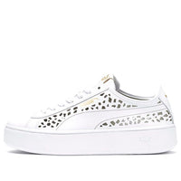 (WMNS) PUMA Vikky Stacked Laser Cut SoftFoam Sneakers White 369378-02