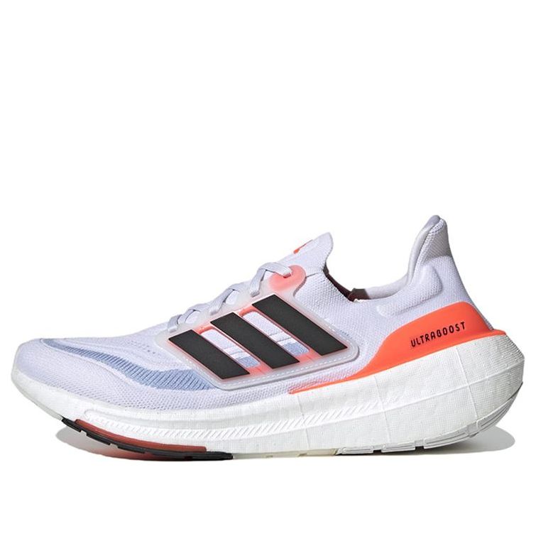 حذاء adidas Ultra Boost Light White Black Solar Red HQ6351