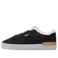(WMNS) PUMA Jada Teddy Ws Fleece Lined Skateboarding Shoes Black 382703-01