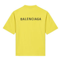 Balenciaga Medium Fit T-Shirt 'Yellow' 612966TIVG57440