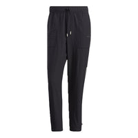 adidas neo M Sw Lw Tp Casual Sports Lacing Breathable Long Pants Black H57450