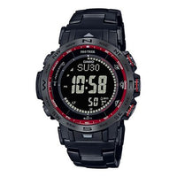 CASIO Solar Powered Sports Mens BlackRed Digital PRW-30YT-1PR