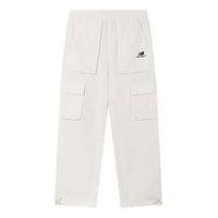 New Balance Logo Cargo Pants 'White Black' 5TC44643-IV