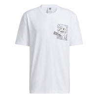 adidas originals x Disney Manga Ss Tee 1 Sports Short Sleeve Men's White HD9073