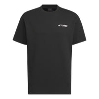 adidas National Geographic AEROREADY Graphic Tee Asia Sizing 'Black' IS9515