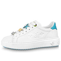 (WMNS) LOUIS VUITTON Time Out Sneakers 'White with Blue' 1AADNS