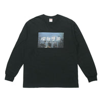 Supreme FW18 The Killer L/S Tee Black Bloody Twins Chow Yun Fat Chest Printing Pattern Long Sleeves Unisex SUP-FW18-671