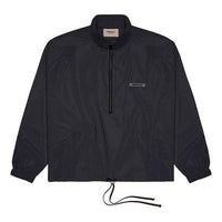 Fear of God Essentials FW21 Track Jacket Black FOG-FW21-085
