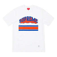 Supreme SS19 Cloud Arc Tee White Logo Tee SUP-SS19-327