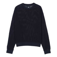 Stussy Pig. Dyed Cotton Mesh Crew 'Black' 1140210