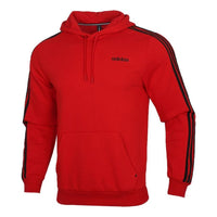 adidas neo Athleisure Casual Sports hooded Pullover Red GJ8910