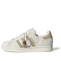 (WMNS) adidas Originals Superstar 'White Khaki' IF3883