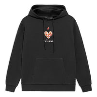 Li-Ning Sports Fashion Series Casual hooded Sports Pullover Couple Style Hoodie 'Black' AWDS593-2