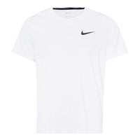 Nike Pro Dri-FIT Sports Training Quick-dry Crewneck Short Sleeve Men's White CZ1182-100