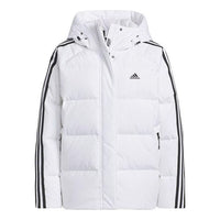(WMNS) adidas Three Stripes Puffer Down Jackets 'White' IT8721