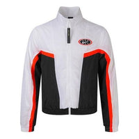 Nike Throwback Woven Sports Basketball Jacket Black White AV9756-100
