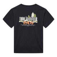 New Balance Logo Graphic T-Shirt 'Black White' AMT22367-BK