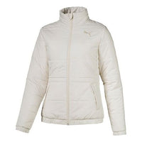 (WMNS) PUMA ESS Padded Winter Jacket 'White' 853641-11