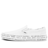 Vans x We Are Beautiful Classic Slip-On 'White Black' VN0A4U382Q2