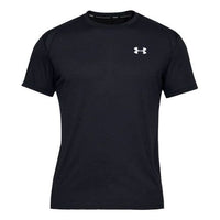 Men's Under Armour Streaker Series Running Sports Short Sleeve Black 1326579-001