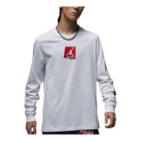 Air Jordan Brand Graphic Long-Sleeve T-Shirt 'White' FD7018-100